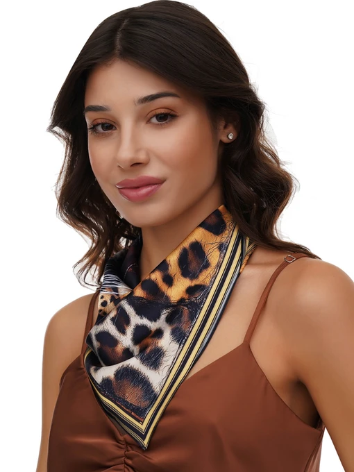 MyScarf Basic Хустка колір чорний/жовтий фото 3