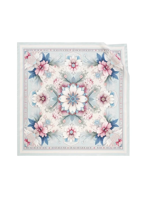 MyScarf Basic Хустка колір білий фото 2