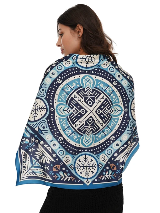 MyScarf Basic Хустка колір синій фото 2