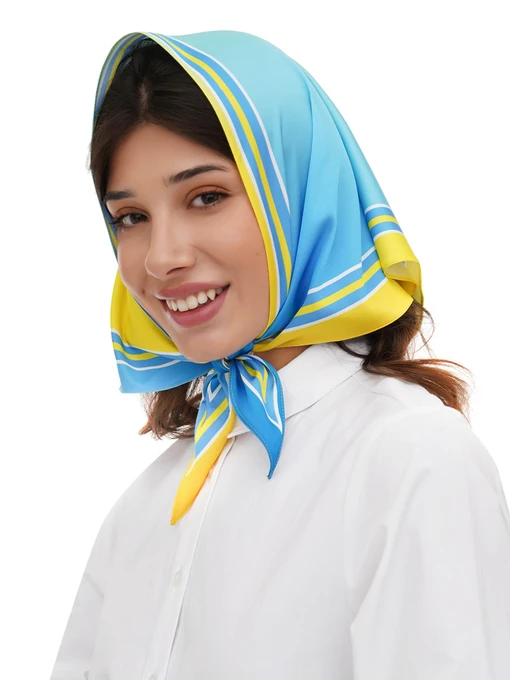 MyScarf Basic Хустка колір блакитний фото 3