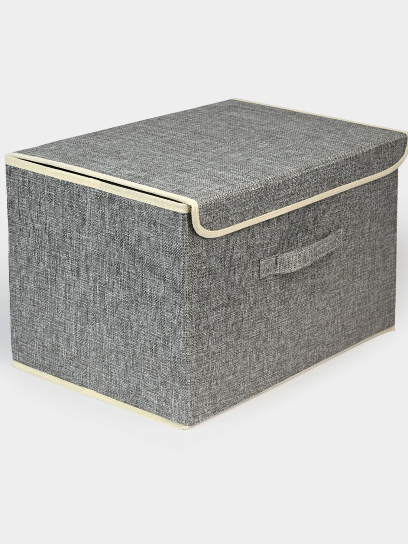 Ящик для хранения с крышкой светло-серый MBM HOME модель TH-07 LIGHT GRAY Ящик для хранения с крышкой светло-серый MBM HOME модель TH-07 LIGHT GRAY Фото