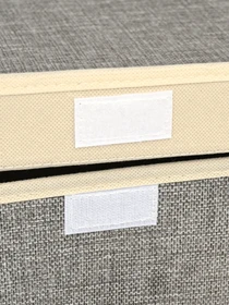 Ящик для хранения с крышкой светло-серый MBM HOME модель TH-07 LIGHT GRAY Фото