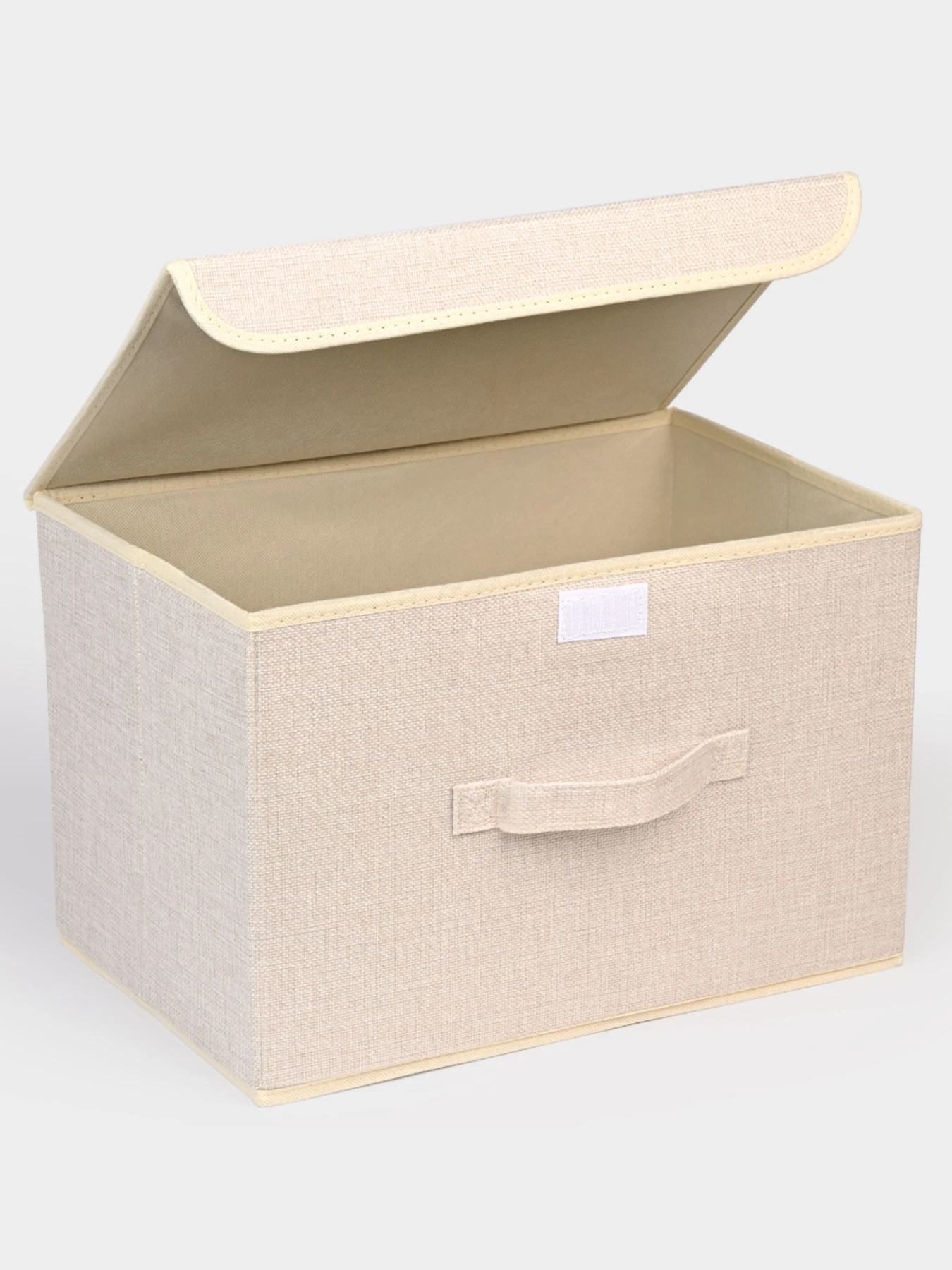 Ящик для хранения с крышкой кремовый MBM HOME модель TH-07 CREAM Ящик для хранения с крышкой кремовый MBM HOME модель TH-07 CREAM Фото