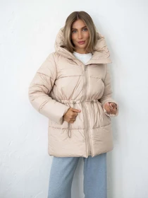 Куртки и дубленки FloveTouch модель 4043С_Kulisa_beige Фото
