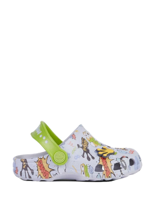 Шлёпанцы COQUI модель 8701Khaki_Grey_Party_Green_Hero_Amulet Фото