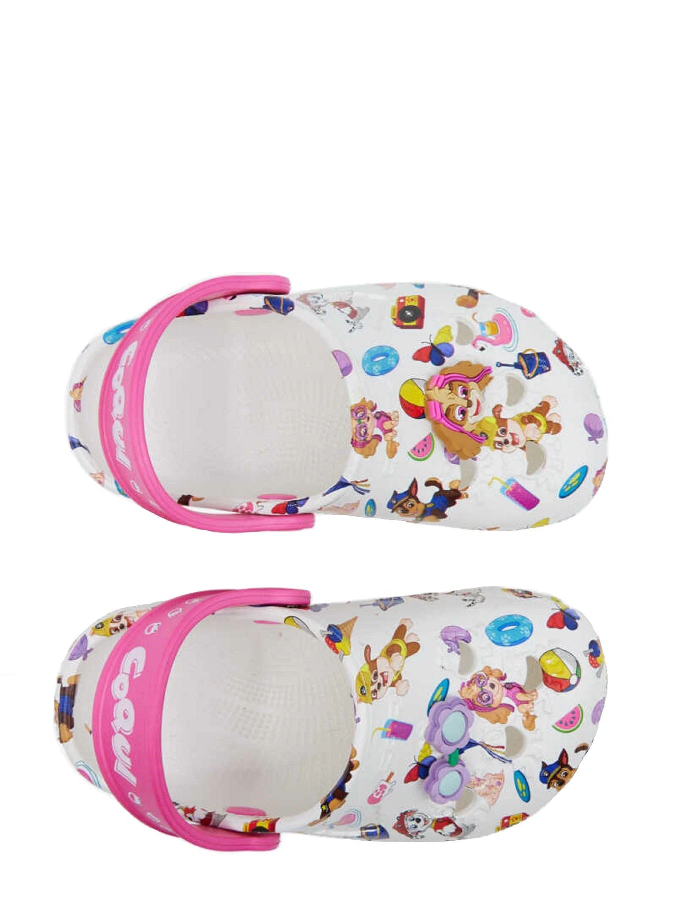 Шльопанці COQUI модель 8701White_Lt_Fuchsia_PP_Skye_Amulet Шльопанці COQUI модель 8701White_Lt_Fuchsia_PP_Skye_Amulet Фото