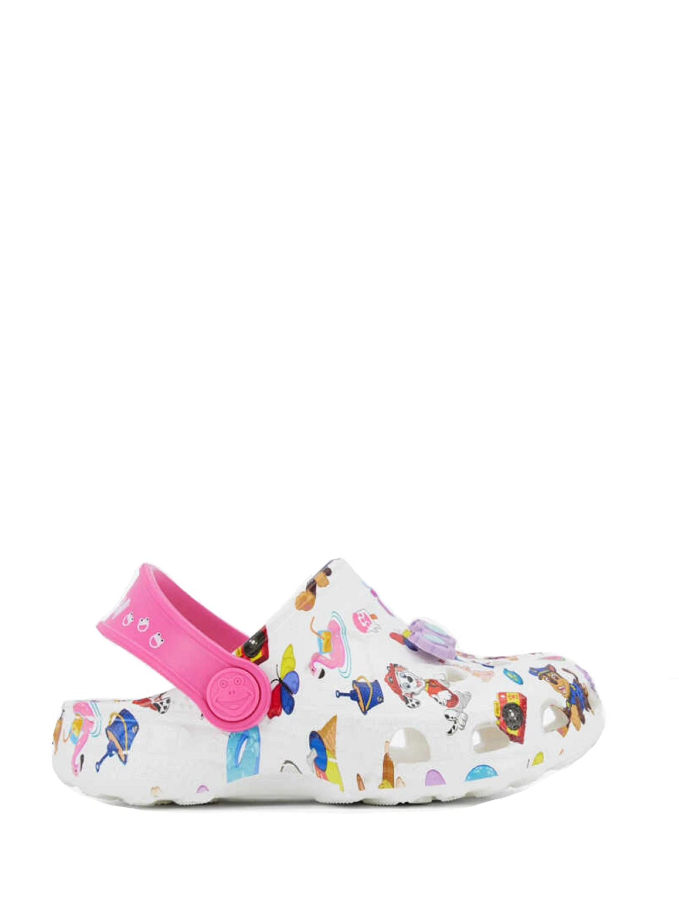 Шльопанці COQUI модель 8701White_Lt_Fuchsia_PP_Skye_Amulet Шльопанці COQUI модель 8701White_Lt_Fuchsia_PP_Skye_Amulet Фото