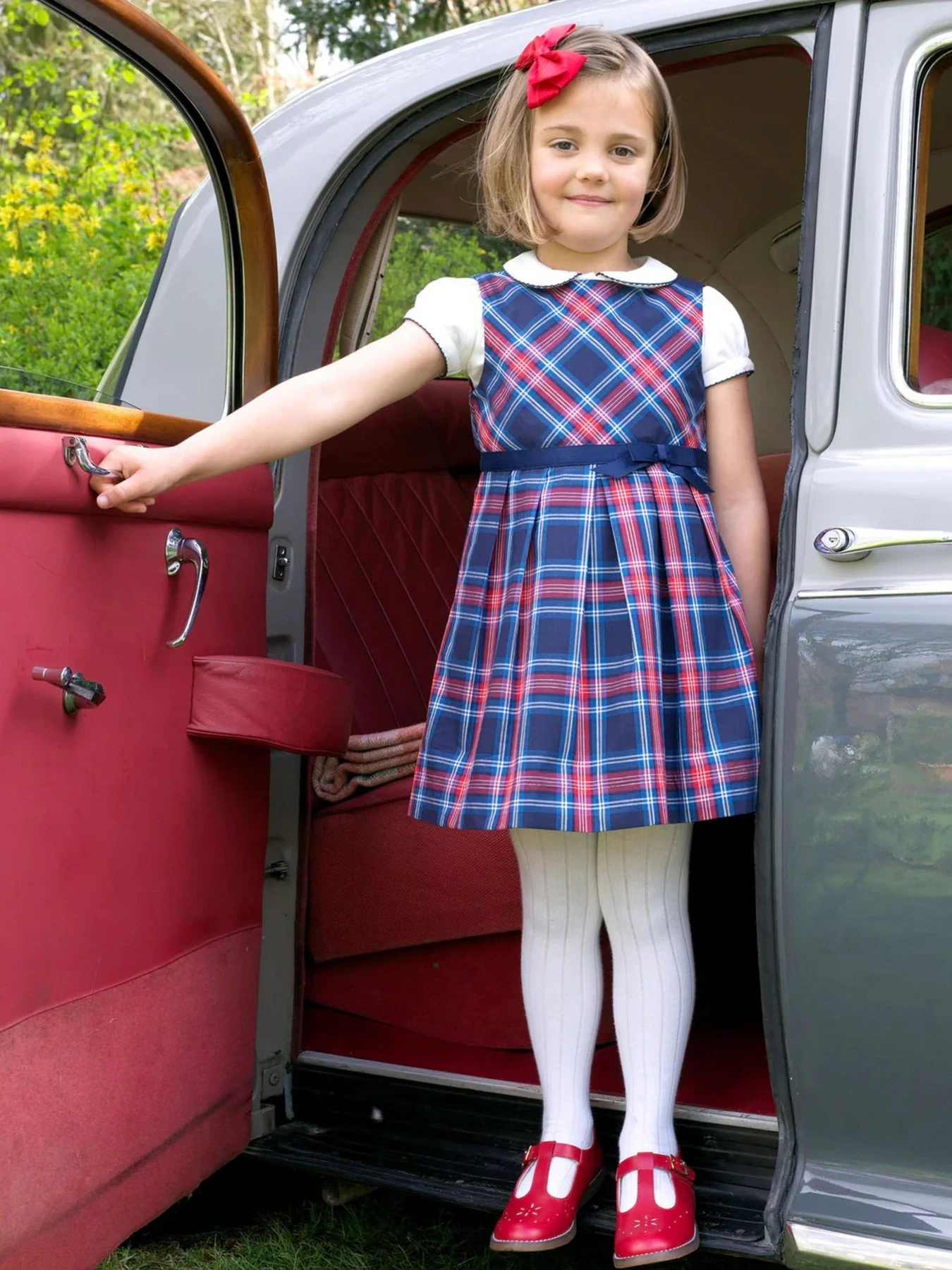 Платья Rachel Riley Flared Plaid модель GDR606NAABD-MLT Платья Rachel Riley Flared Plaid модель GDR606NAABD-MLT Фото