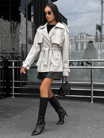 Пальто и плащи Jadone Fashion модель Tally_bilosir Фото