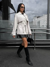 Пальто и плащи Jadone Fashion модель Tally_bilosir Фото