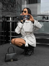 Пальто и плащи Jadone Fashion модель Tally_bilosir Фото