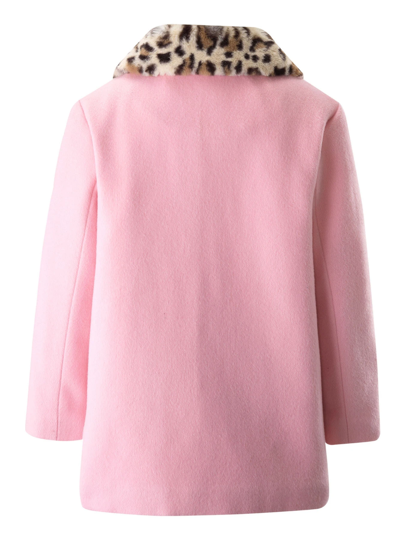 Пальто и плащи Rachel Riley Leopard Faux Fur Collar модель GCT116PKADR Пальто и плащи Rachel Riley Leopard Faux Fur Collar модель GCT116PKADR Фото