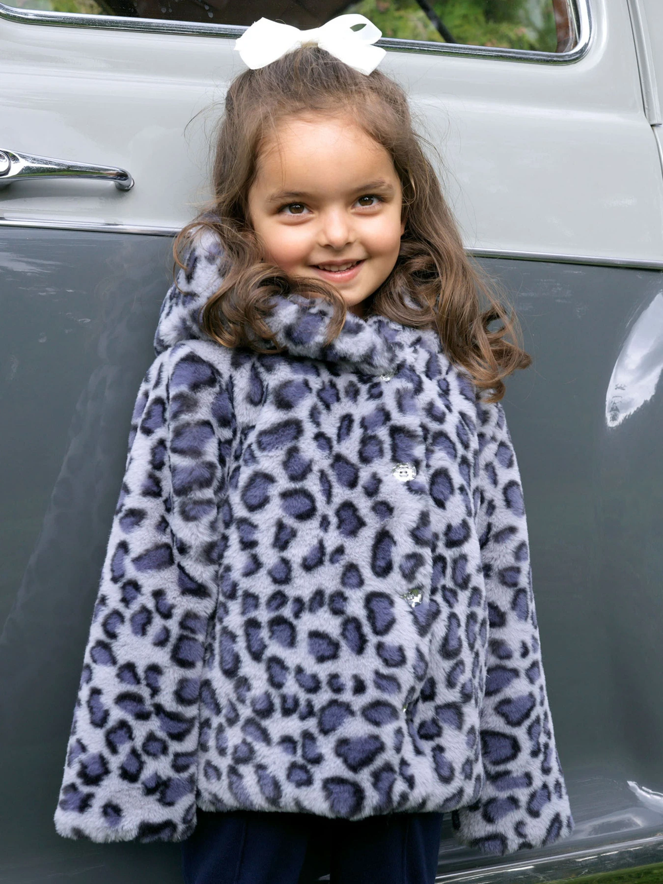 Куртки и дубленки Rachel Riley Leopard Faux Fur модель GCT117NAABM Куртки и дубленки Rachel Riley Leopard Faux Fur модель GCT117NAABM Фото