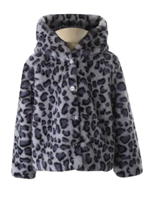 Куртки и дубленки Rachel Riley Leopard Faux Fur модель GCT117NAABM Фото