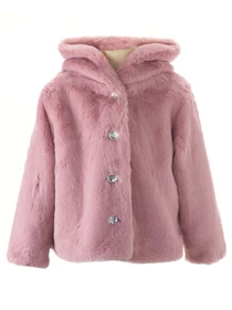 Куртки и дубленки Rachel Riley Faux Fur модель GCT117PKAEF Фото