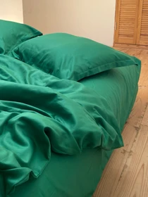 Комплект постільної білизни класичний зелений Cozy модель 9945733 Фото