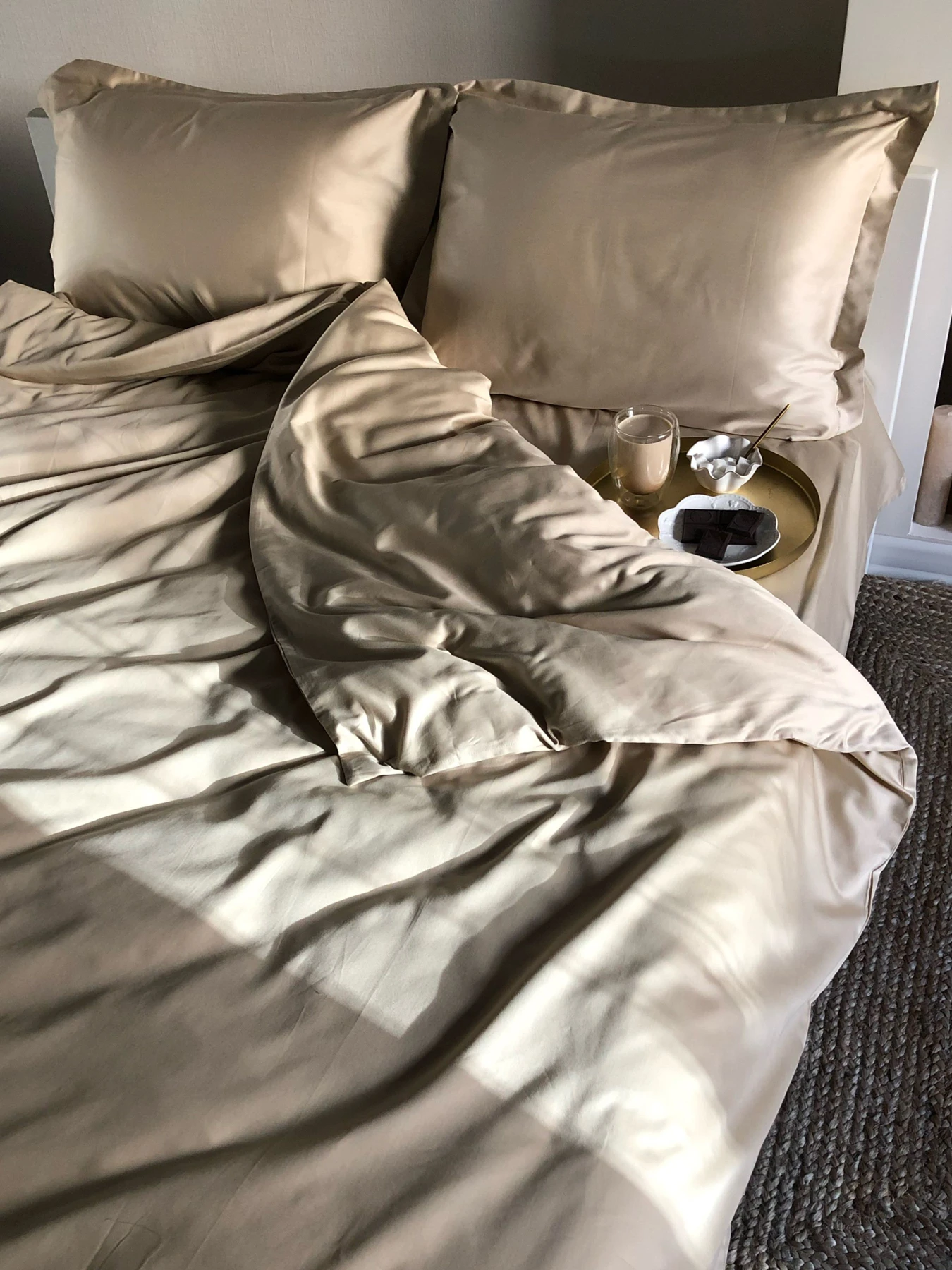 Комплект постільної білизни класичний лате Cozy модель 8047722 Фото