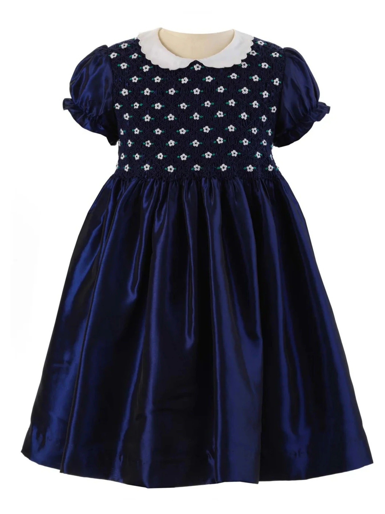 Платья Rachel Riley Taffeta Smocked модель GDR397NAABX-NVY Платья Rachel Riley Taffeta Smocked модель GDR397NAABX-NVY Фото
