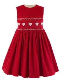 Платья Rachel Riley Heart Smocked модель PI29REAAX-RED Фото