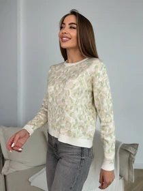 Светри та кардигани ISSA Plus модель WN20-668_бежевый_мятный Фото