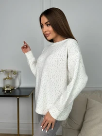 Свитры и кардиганы ISSA Plus модель WN20-671_белый Фото