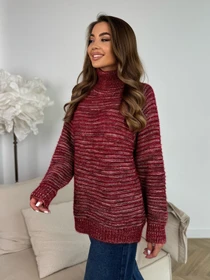 Свитры и кардиганы ISSA Plus модель WN20-675_бордовый Фото