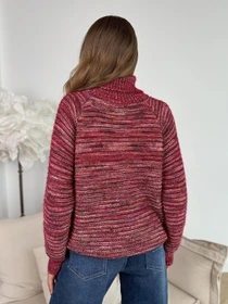 Свитры и кардиганы ISSA Plus модель WN20-675_бордовый Фото