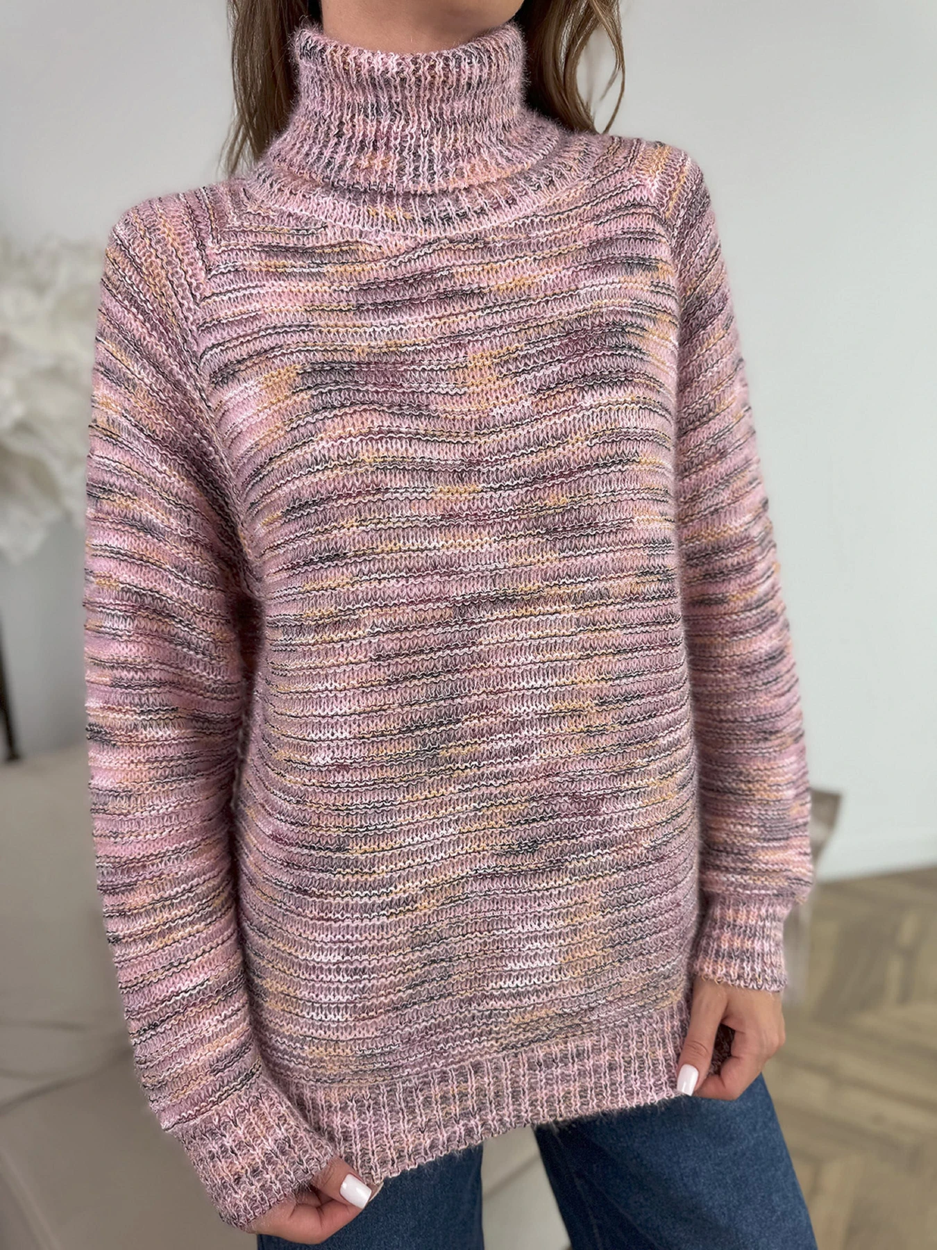 Свитры и кардиганы ISSA Plus модель WN20-675_розовый Фото