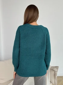 Свитры и кардиганы ISSA Plus модель WN20-677_бирюзовый Фото