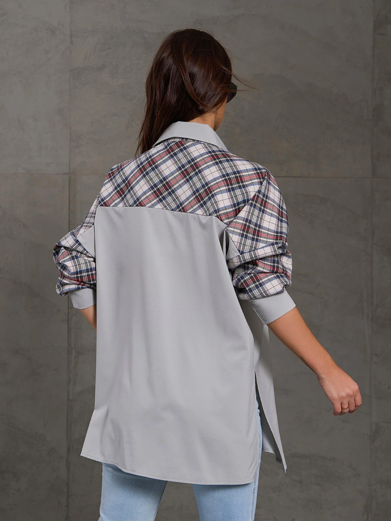 Сорочки ISSA Plus модель 14828A_мультиколор Сорочки ISSA Plus модель 14828A_мультиколор Фото