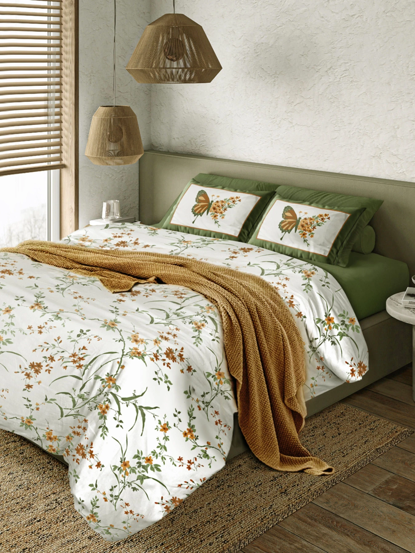 Наволочка "Цветочное поле" из натурального сатина MBM HOME модель BL-P-02 GREEN/PRINT Наволочка "Цветочное поле" из натурального сатина MBM HOME модель BL-P-02 GREEN/PRINT Фото