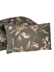 Наволочка "Весняний цвіт" з натурального сатину MBM HOME модель BL-P-03 GRAY/PRINT Фото