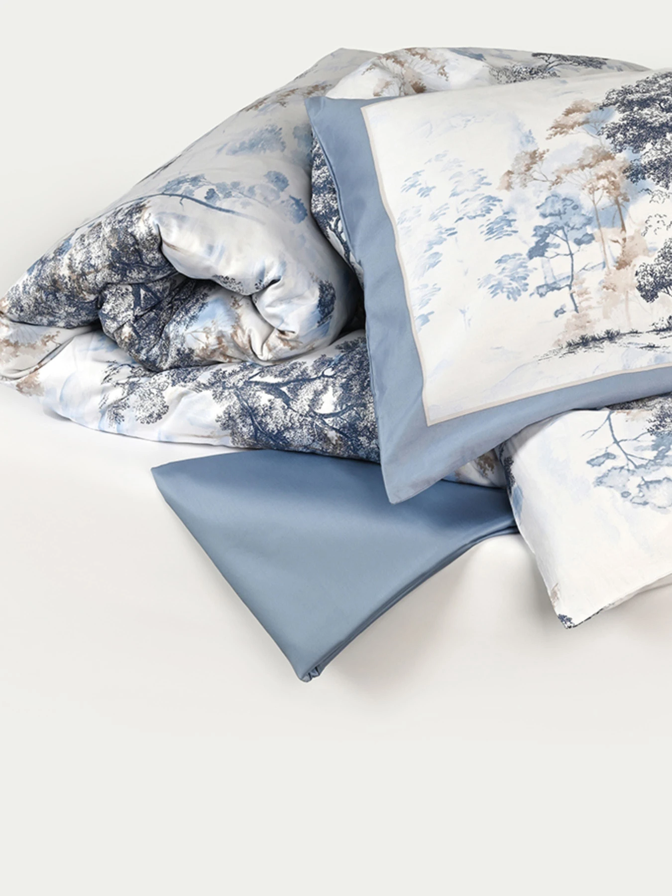 Простынь "Магия леса" из натурального сатина MBM HOME модель BL-FS-01/02 BLUE Простынь "Магия леса" из натурального сатина MBM HOME модель BL-FS-01/02 BLUE Фото