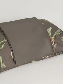 Простынь "Весенний цвет" из натурального сатина MBM HOME модель BL-FS-05/06 GRAY Фото
