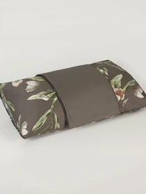 Простынь "Весенний цвет" из натурального сатина MBM HOME модель BL-FS-05/06 GRAY Фото