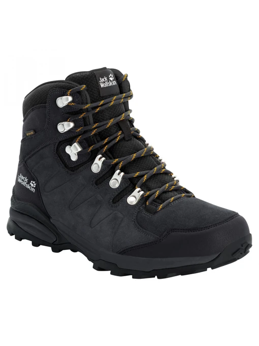 Шкіряні Чоловічі Черевики аутдор Jack Wolfskin Refugio Texapore Mid фото 2