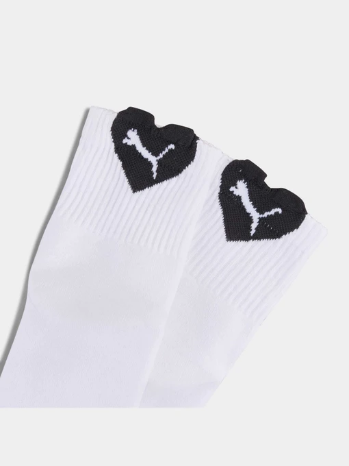 PUMA Women Heart Logo Short Набір шкарпеток колір білий фото 2