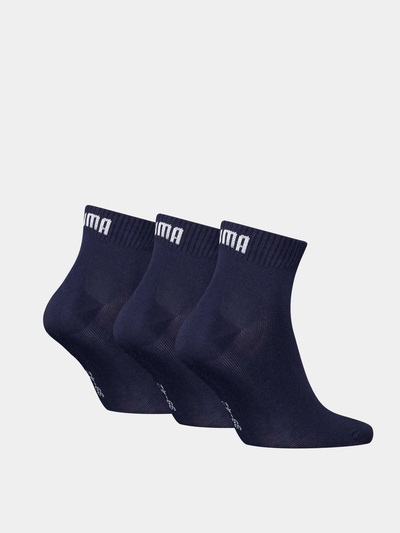 Шкарпетки та гольфи PUMA Unisex Quarter Plain 3p модель 938589 Шкарпетки та гольфи PUMA Unisex Quarter Plain 3p модель 938589 Фото