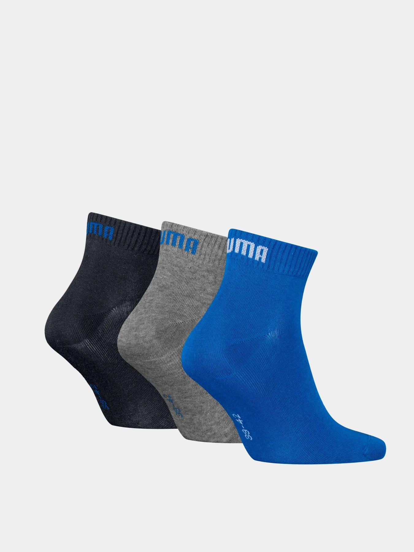 Носки и гольфы PUMA Unisex Quarter Plain 3p модель 938589 Фото
