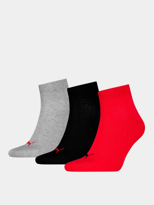 Носки и гольфы PUMA Unisex Quarter Plain 3p модель 938589 Фото