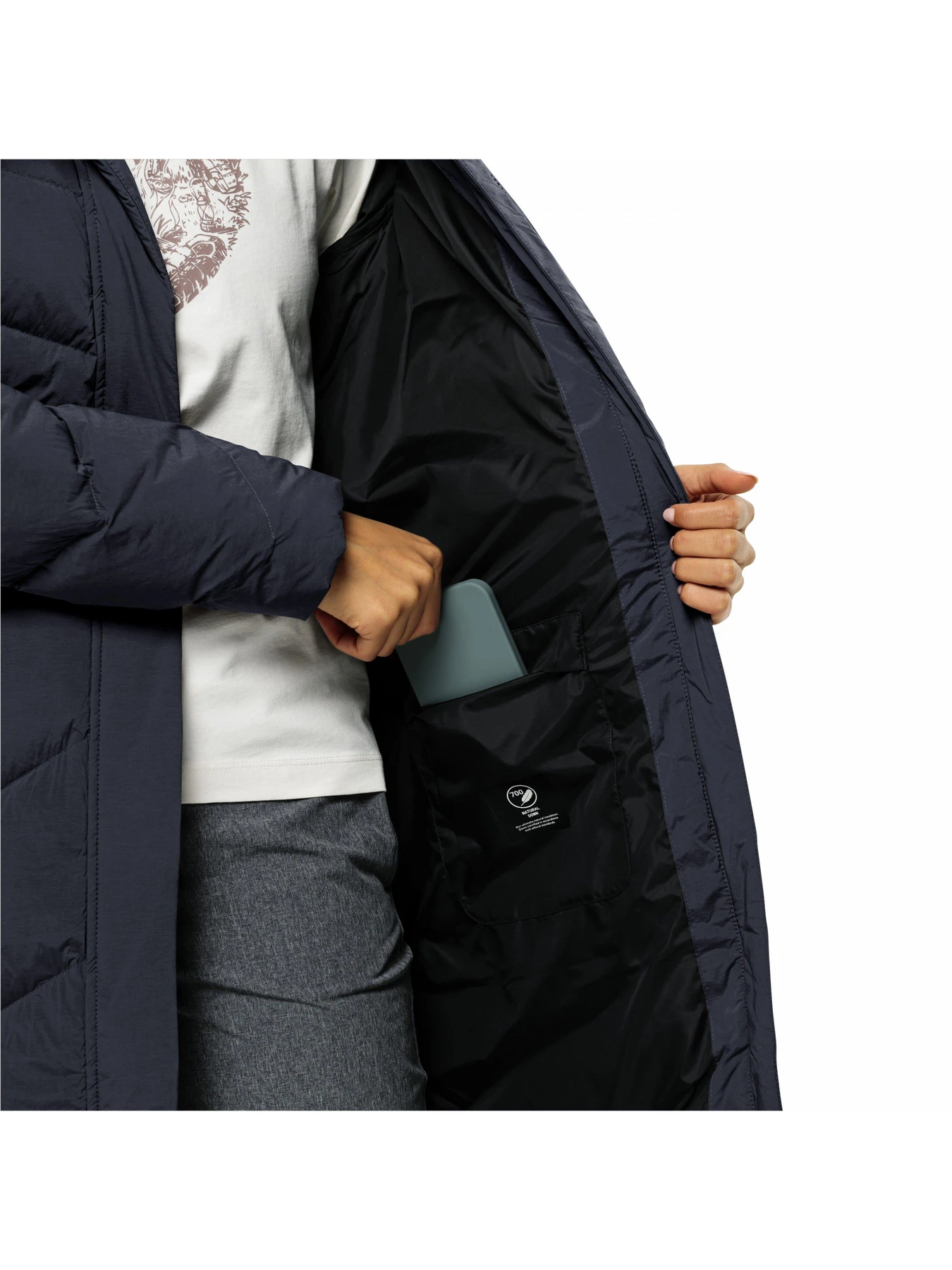 Куртки и дубленки Jack Wolfskin Marienplatz coat w модель 1206971_1010 Куртки и дубленки Jack Wolfskin Marienplatz coat w модель 1206971_1010 Фото