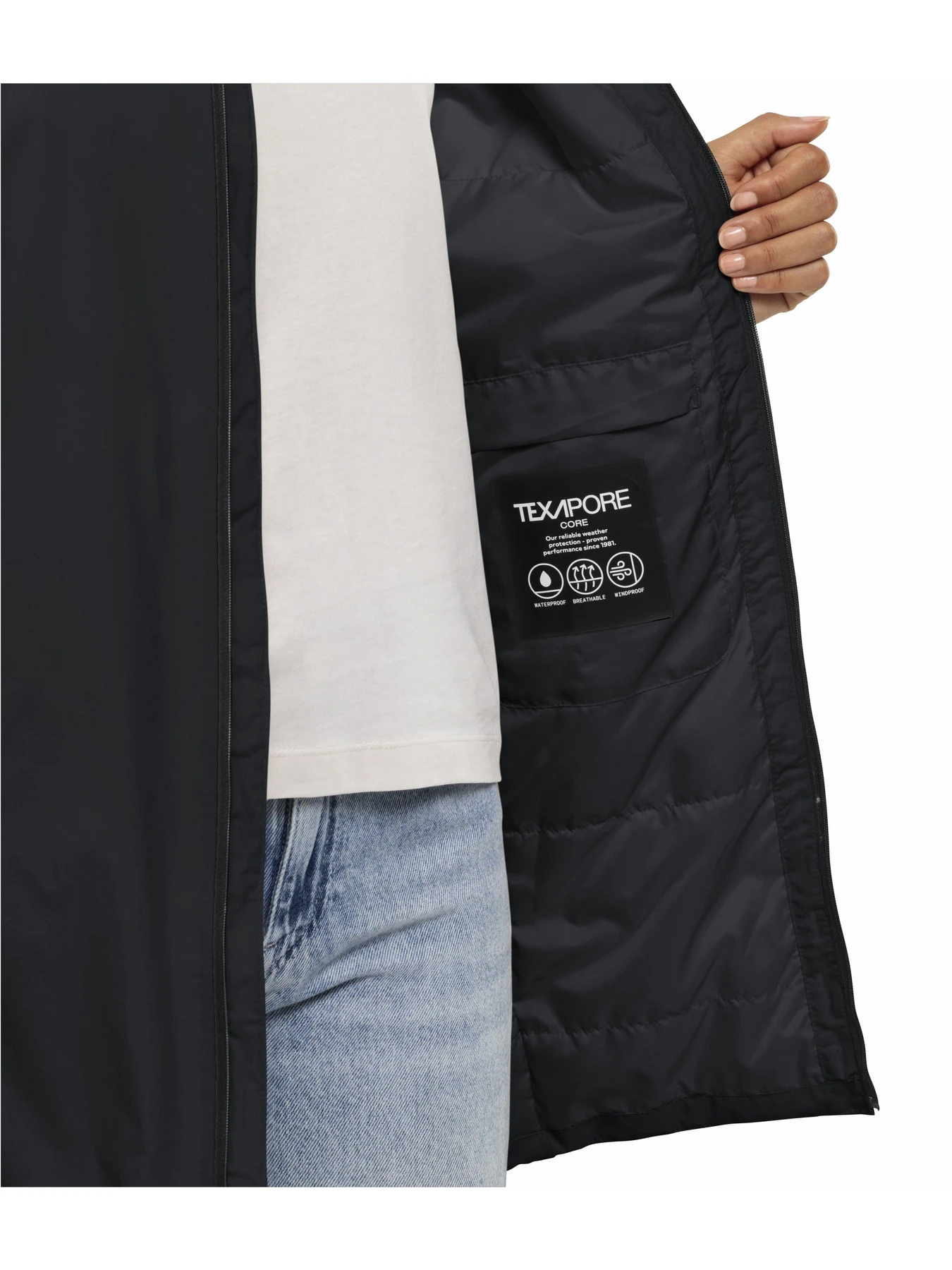 Куртки и дубленки Jack Wolfskin Textor Coat модель 1116431_6350 Фото