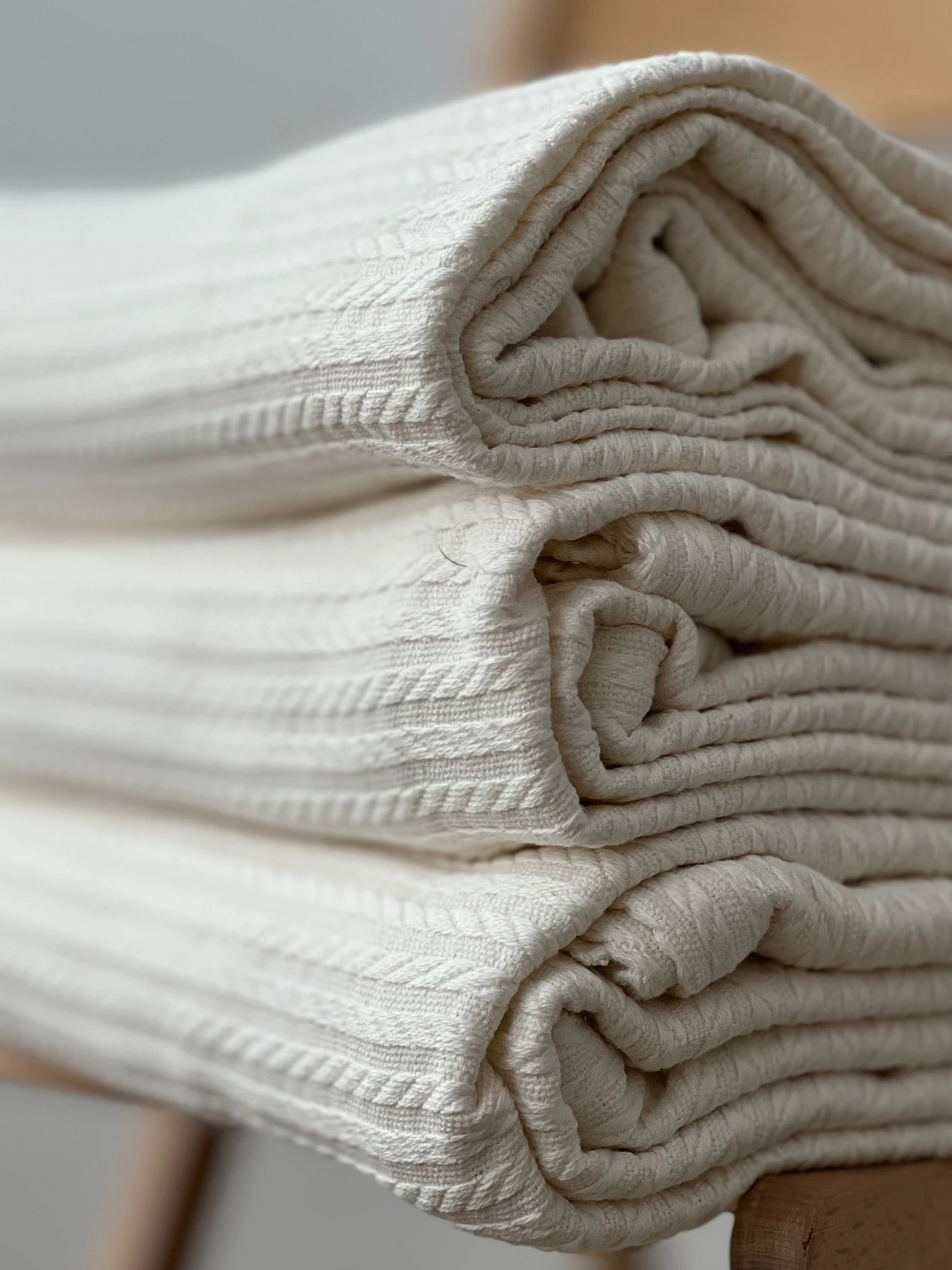 Плед хлопковый Cream OWLED модель CP-1001-C Фото