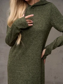 Платья ISSA Plus модель 14887_хаки Фото