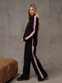 Костюми ISSA Plus модель 14891_черный_розовый Фото