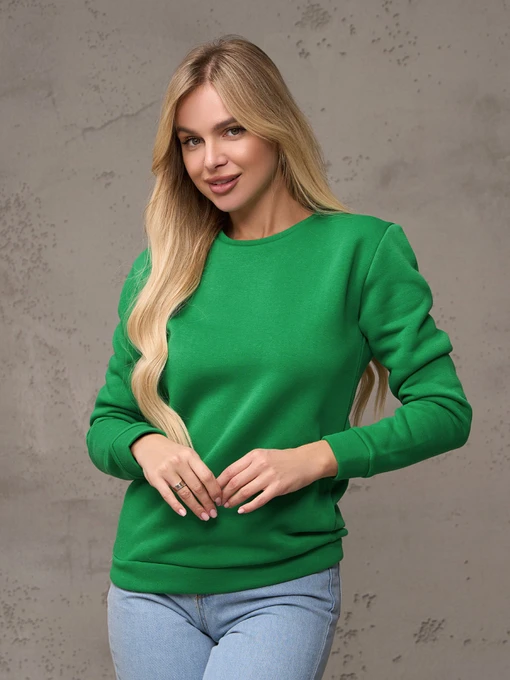Худи и свитшоты ISSA Plus модель 14892_зеленый Фото