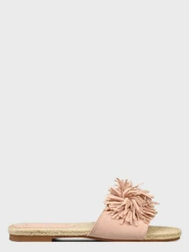 Шлёпанцы Pretty You London модель Tassle Фото