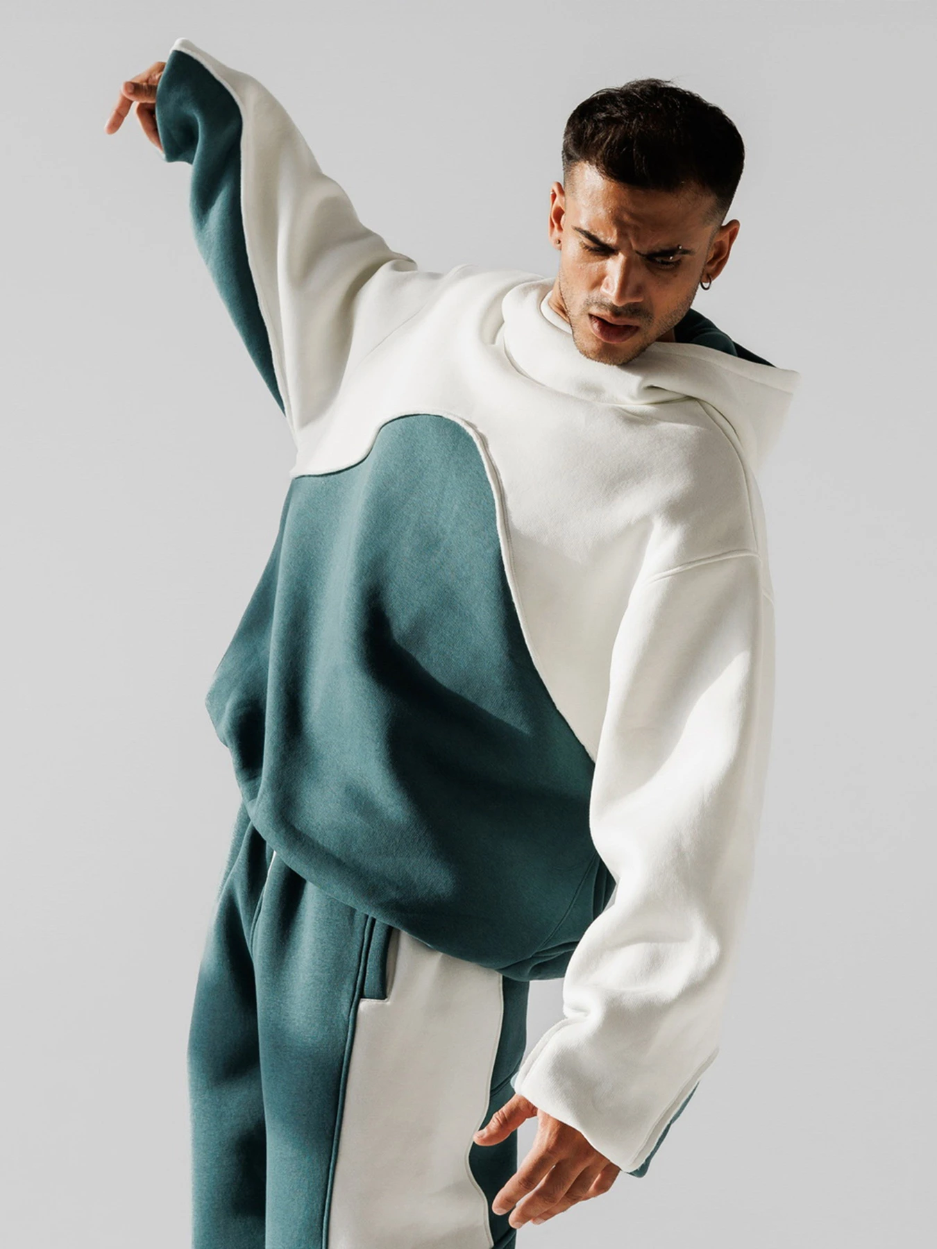 Худи и свитшоты IJ модель hoodie-wave-turquoise Фото