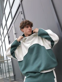Худи и свитшоты IJ модель hoodie-wave-turquoise Фото