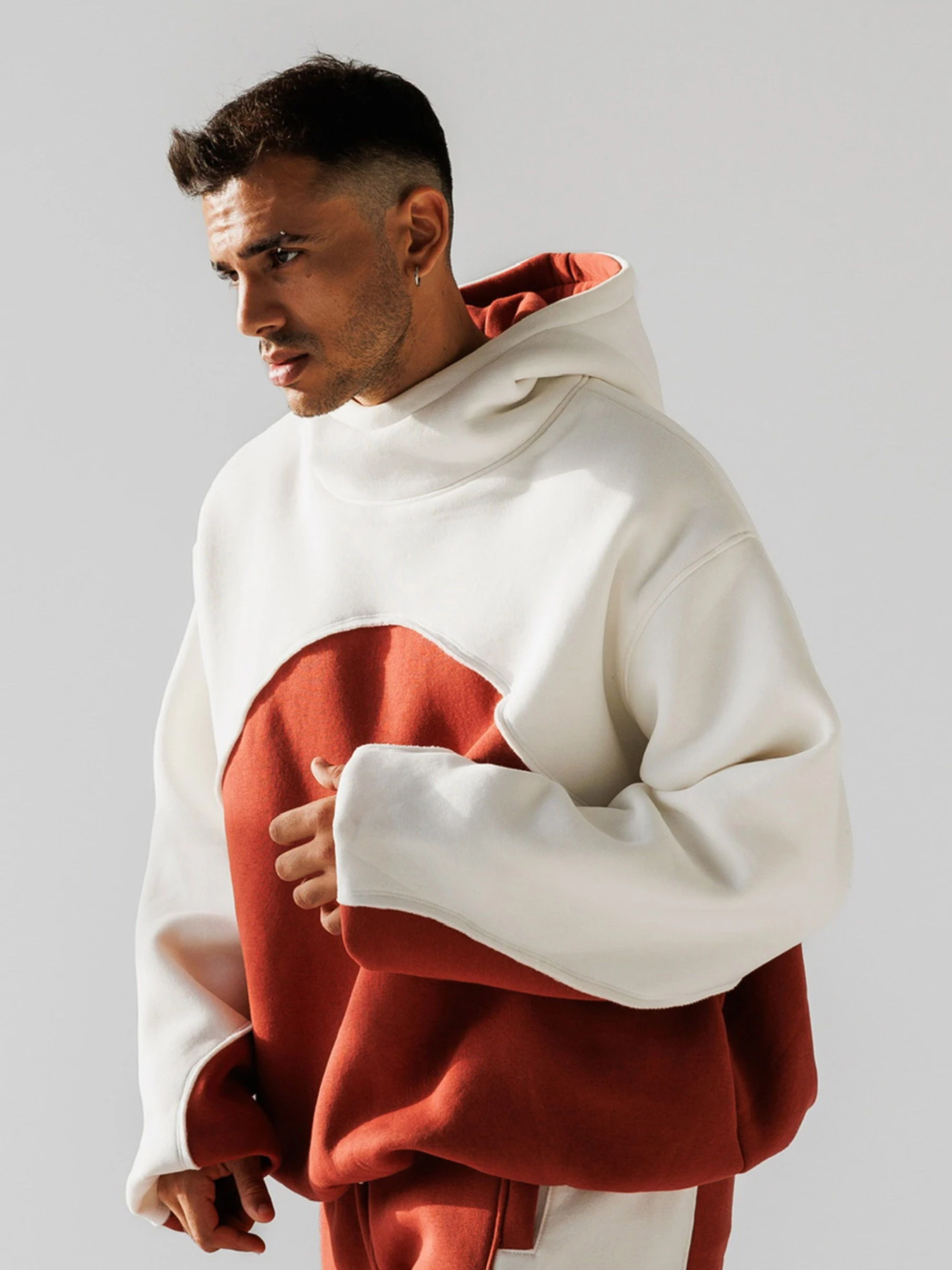 Худи и свитшоты IJ модель hoodie-wave-terracotta Фото